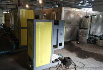 新疆某煤礦煤改電一萬多平電磁鍋爐采暖項目